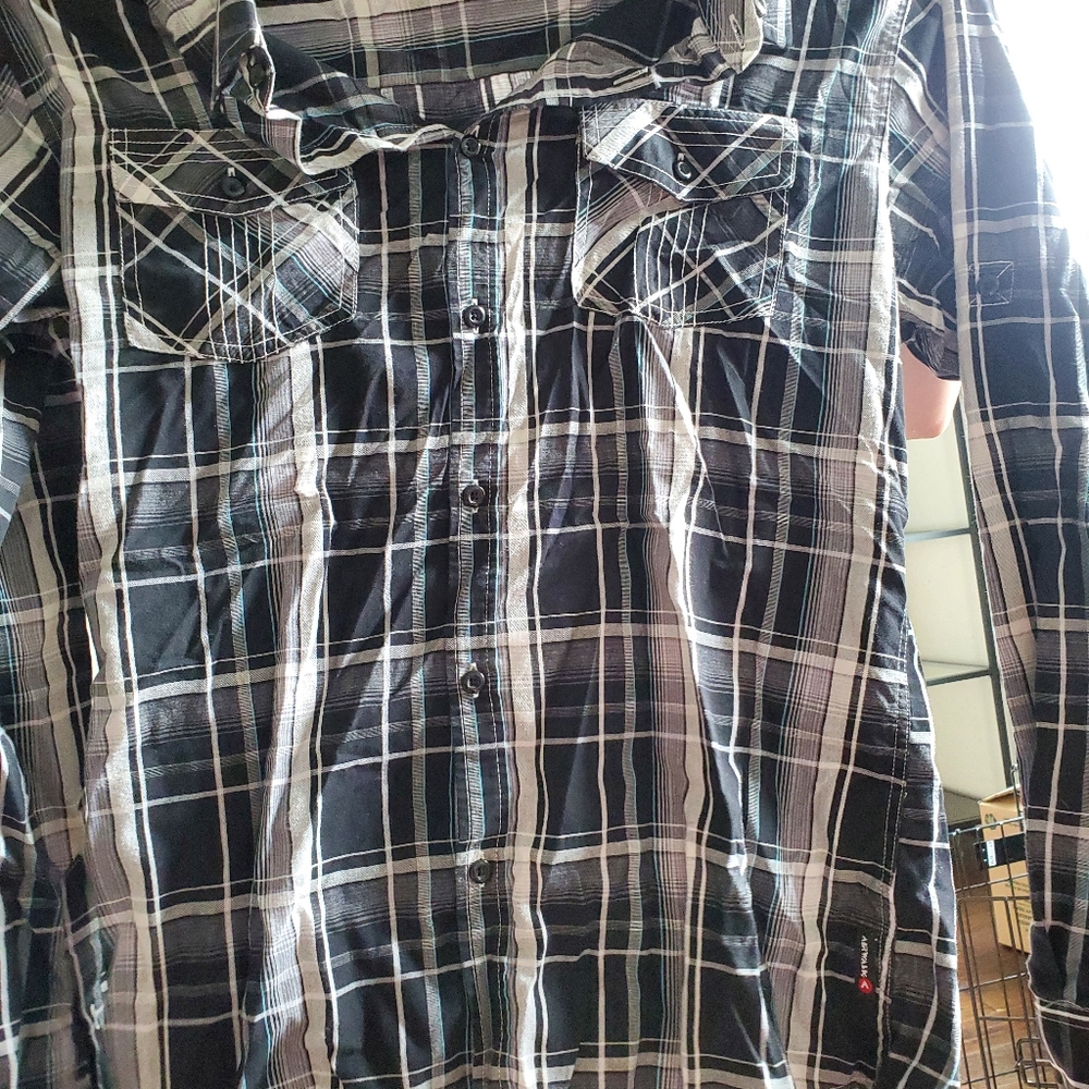 Multi colored flannel